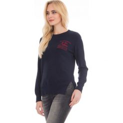 Sweter w kolorze granatowym. Niebieskie swetry męskie Denim Culture, m, z okrągłym kołnierzem. W wyprzedaży za 149,95 zł.