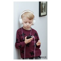 Bluzy chłopięce: Wiosenna Bluza bordowa w Krzyżyki