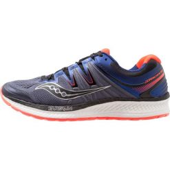 Saucony HURRICANE ISO 4 Obuwie do biegania Stabilność grey/blue/vizired. Szare buty do biegania męskie Saucony, z materiału. Za 719,00 zł.