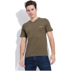 Christian Lacroix T-Shirt Męski Armand M Khaki. Brązowe koszulki męskie marki Christian Lacroix, m, bez wzorów, bez kołnierzyka. W wyprzedaży za 83,90 zł.