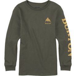 Bluza "Elite" w kolorze khaki. Brązowe bluzy chłopięce z nadrukiem marki Burton Kids, z bawełny. W wyprzedaży za 49,95 zł.