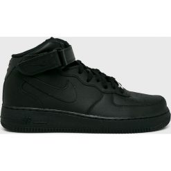 Nike Sportswear - Buty Air Force 1 Mid 07. Niebieskie buty sportowe męskie Nike Sportswear, ze skóry, na sznurówki. Za 469,90 zł.