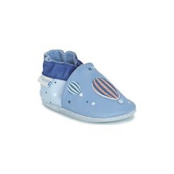 Kapcie niemowlęce Dziecko Robeez STAR FLIGHT. Niebieskie buciki niemowlęce marki Robeez, bez zapięcia. Za 129,00 zł.