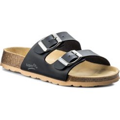 Klapki SUPERFIT - 8-00111-80 S Ocean. Niebieskie sandały chłopięce Superfit, ze skóry ekologicznej, bez zapięcia. Za 119,00 zł.