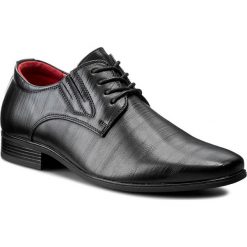 Półbuty VAPIANO - M112091101 Czarny. Czarne buty wizytowe męskie marki Vapiano, ze skóry ekologicznej. Za 99,99 zł.