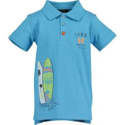 Blue Seven - Polo dziecięce 92-128 cm. Żółte t-shirty chłopięce marki Blue Seven, z nadrukiem, z bawełny, z krótkim rękawem. Za 59,90 zł.