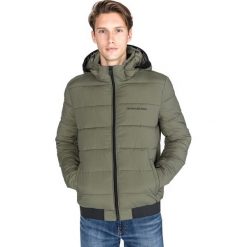 Calvin Klein Kurtka Zielony. Zielone płaszcze męskie Calvin Klein, na jesień, l, bez wzorów, z elastanu, bez kaptura. Za 803,95 zł.