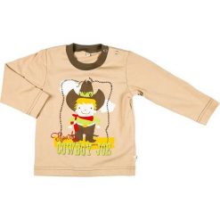 Mmdadak Chłopięca Koszulka Kowboj 104 Brązowy. Pomarańczowe t-shirty chłopięce marki Mmdadak, bez wzorów, bez rękawów. Za 33,00 zł.