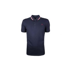 Koszulki polo z krótkim rękawem Trussardi 32T00141 / Polo 3 Bottoni. Niebieskie koszulki męskie Trussardi, xl, bez wzorów, polo, z krótkim rękawem, krótkie. Za 199,00 zł.