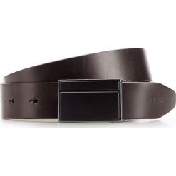 Pasek męski. Szare paski męskie Wittchen, w paski, ze skóry, eleganckie. W wyprzedaży za 101,91 zł.