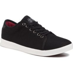 Tenisówki LANETTI - MP07-91247-01 Black. Czarne półbuty męskie Lanetti, bez wzorów, z gumy, bez zapięcia. W wyprzedaży za 79,99 zł.
