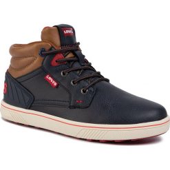 Sneakersy LEVI'S - New Portland VPOR0021S Navy 0040. Niebieskie trampki chłopięce Levi's®, bez wzorów, ze skóry ekologicznej, na sznurówki. Za 239,00 zł.