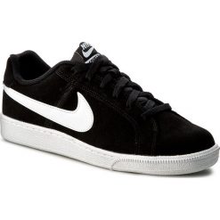 Buty NIKE - Court Royale Suede 819802 011 Black/White. Czarne półbuty męskie Nike, na co dzień, bez wzorów, ze skóry, eleganckie, bez zapięcia. W wyprzedaży za 219,00 zł.
