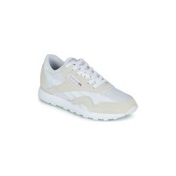 Buty Dziecko Reebok Classic CL NYLON J. Białe trampki dziewczęce Reebok Classic, bez wzorów, z nylonu, bez zapięcia. Za 219,00 zł.