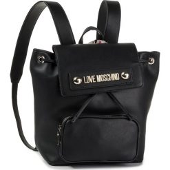 Plecak LOVE MOSCHINO - JC4030PP18LC0000 Nero. Czarne plecaki damskie Love Moschino, bez wzorów, ze skóry ekologicznej, eleganckie. Za 899,00 zł.