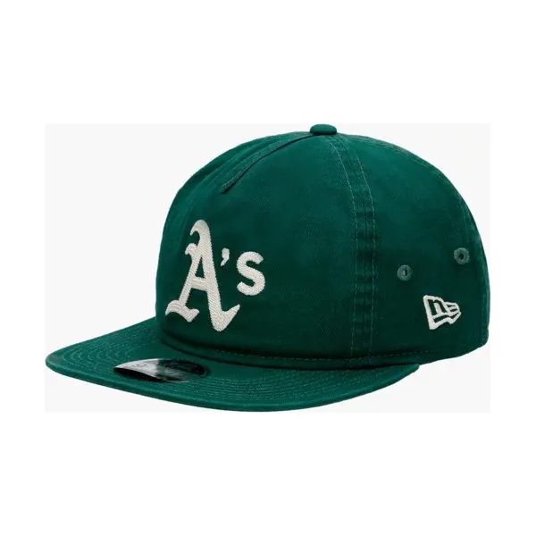 New Era Czapka Chain Stitch Snap Oak Athletics Dkg , zielony, rozmiar SM. Zielone czapki damskie New Era, bez wzorów, z bawełny. W wyprzedaży za 69,99 zł.