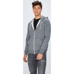 Quiksilver - Bluza. Szare bluzy męskie Quiksilver, s, bez wzorów, z bawełny, z kapturem, bez rękawów, z kapturem. W wyprzedaży za 199,90 zł.