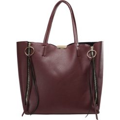 Topshop O RING SIDE ZIP Torba na zakupy burgundy. Czerwone torby damskie na zakupy marki Topshop. Za 149,00 zł.