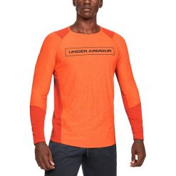 Under Armour Koszulka Pomarańczowy. Pomarańczowe podkoszulki męskie Under Armour, s, bez wzorów, z elastanu, bez kołnierzyka, z długim rękawem, długie. Za 188,95 zł.