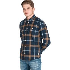 Tom Tailor Koszula Niebieski. Niebieskie koszule męskie Tom Tailor, xl, w kratkę, z bawełny, bez kołnierzyka, z długim rękawem. Za 202,95 zł.