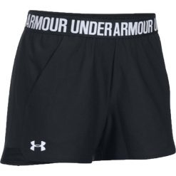 Under Armour New Play Up 3'' Short 1292231-002. Czarne szorty damskie Under Armour, s, bez wzorów, z poliesteru. W wyprzedaży za 69,99 zł.
