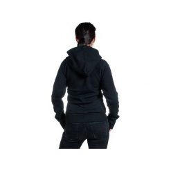 The bassman bluza bawełna organiczna. Czarne bluzy rozpinane damskie marki Slogan ubrania ekologiczne, etyczne i wegańskie, l, z bawełny, z kapturem. Za 319,00 zł.