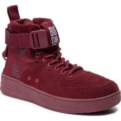 Sneakersy BIG STAR - EE274660 Burgundy. Czerwone sneakersy damskie BIG STAR, ze skóry. W wyprzedaży za 149,00 zł.