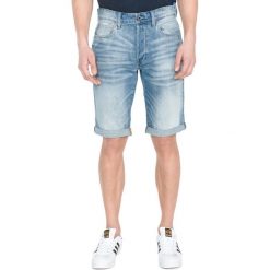 G-Star RAW 3301 Szorty Niebieski. Niebieskie spodenki i szorty męskie G-Star RAW, bez wzorów, z bawełny, retro. Za 352,95 zł.