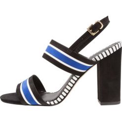 Rzymianki damskie: Cosmoparis KAJI Sandały na obcasie noir/cobalt