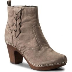Buty zimowe damskie: Botki MANITU – 961578 Beige 8