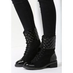 Czarne Zamszowe Botki Seven Nation. Czarne buty zimowe damskie marki vices, z zamszu. Za 64,99 zł.