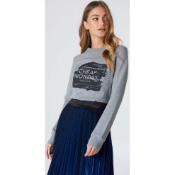Bluzy rozpinane damskie: Cheap Monday Bluza Win Paint Box – Grey