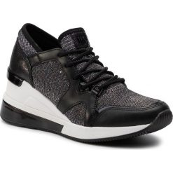 Sneakersy MICHAEL MICHAEL KORS - Liv Trainer 43T9LVFS4D Blk/Silver. Szare półbuty damskie MICHAEL Michael Kors, ze skóry. W wyprzedaży za 559,00 zł.