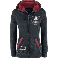 Bluzy damskie: Black Label Society EMP Signature Collection Bluza z kapturem rozpinana damska czarny