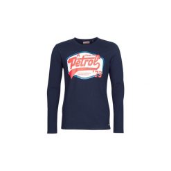 T-shirty z długim rękawem Petrol Industries BARMENI. Niebieskie t-shirty męskie marki Petrol Industries, s, bez wzorów, bez kołnierzyka, długie. Za 87,20 zł.