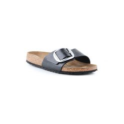 Klapki Birkenstock Madrid Big B 1015315. Czarne klapki damskie Birkenstock, bez wzorów, bez obcasa. Za 279,00 zł.