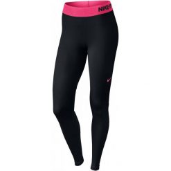 Nike Legginsy Sportowe W Np Tght S. Czarne legginsy sportowe damskie Nike, s, ze skóry. W wyprzedaży za 129,00 zł.