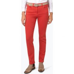 Anna Montana - Jeansy damskie – Angelika, czerwony. Czerwone jeansy damskie Anna Montana, w paski, z bawełny. Za 299,95 zł.