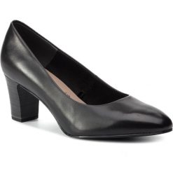 Półbuty TAMARIS - 1-22435-23 Black 001. Czarne półbuty damskie Tamaris, na co dzień, bez wzorów, ze skóry ekologicznej, bez obcasa, na obcasie, bez zapięcia. W wyprzedaży za 199,00 zł.