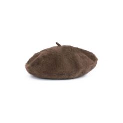 Beret damski Zimowa miękkość brązowy. Pomarańczowe czapki zimowe damskie marki Art of Polo. Za 40,31 zł.