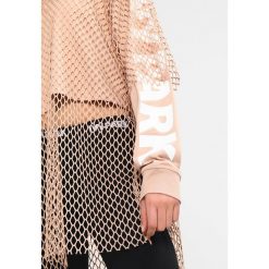 Bluzy damskie: Ivy Park OVERLAY LOGO HOODY Bluza z kapturem sand