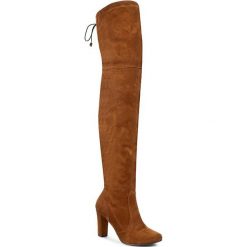 Buty zimowe damskie: Muszkieterki ROBERTO – 414 Ruda Bukara