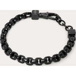 Armani Exchange - Bransoletka. Czarne bransoletki męskie Armani Exchange, metalowe. Za 349,90 zł.