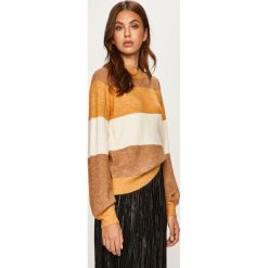 Vero Moda - Sweter. Szare swetry damskie Vero Moda, s, bez wzorów, z elastanu, bez rękawów, bez kaptura. W wyprzedaży za 79,90 zł.
