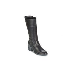 Kozaki Esprit JORDIN BOOT. Czarne kozaki damskie Esprit, bez obcasa, bez zapięcia. W wyprzedaży za 433,30 zł.