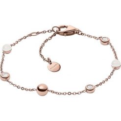 Skagen - Bransoletka. Różowe bransoletki damskie Skagen, z materiału, ze stali. W wyprzedaży za 199,90 zł.