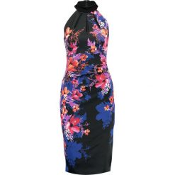 Sukienki hiszpanki: Karen Millen MIDNIGHT FLORAL Sukienka koktajlowa purple