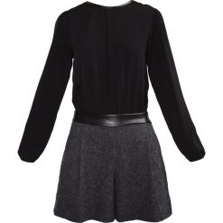 Jeansy damskie: Liu Jo Jeans SALOPETTE CORTA ELATION Kombinezon antracite/nero