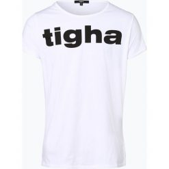 Tigha - T-shirt męski, biały. Białe t-shirty męskie Tigha, m, z nadrukiem, z bawełny. Za 149,95 zł.