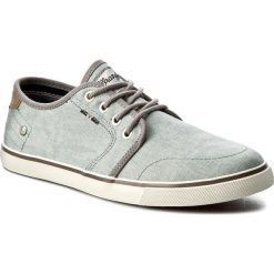 Tenisówki WRANGLER - Mitos Derby WM171020 Lt. Grey 54. Szare półbuty męskie Wrangler, ze skóry, klasyczne. W wyprzedaży za 159,00 zł.